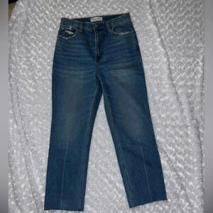 Abercrombie & Fitch The Ankle Straight Ultra High Rise Size 8